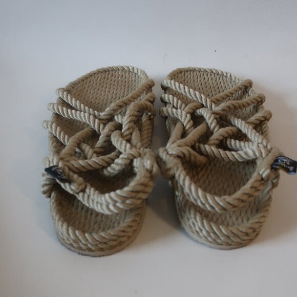 Womens Nomadic State of Mind Beige Strappy Mohave Rope Flat Slingback Sandal 8.5 - Picture 7 of 10